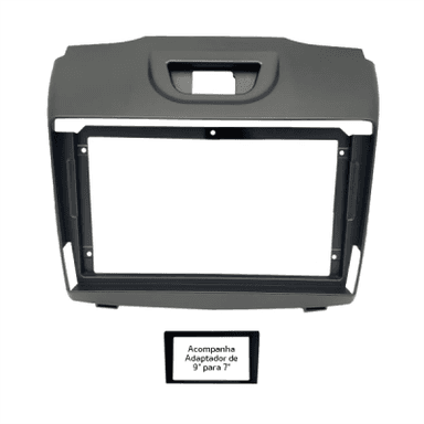 MOLDURA 9"/7" GM S10 E TRAILBLAZER 2013/2015 BLACK PIANO FIAMON