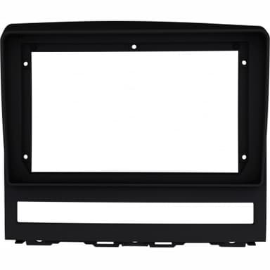 MOLDURA 2 DIN 9" FIAT PALIO STRADA WEEKEND STRADA ADVENTURE IDEA SIENA 08/12 PRETA