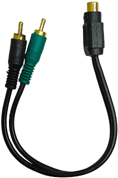 CABO RCA Y 2M + 1F AUDIUM 4MM UNIDADE