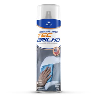 ESPUMA DE LIMPEZA TECBRIL USO GERAL 300ML/290G