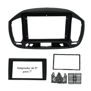 MOLDURA 9" FIAT UNO 2015/2021 PRETA FIAMON