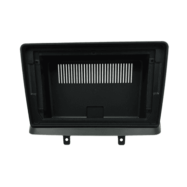 MOLDURA 2 DIN 9" FIAT DOBLO 2001/2021 PRETA