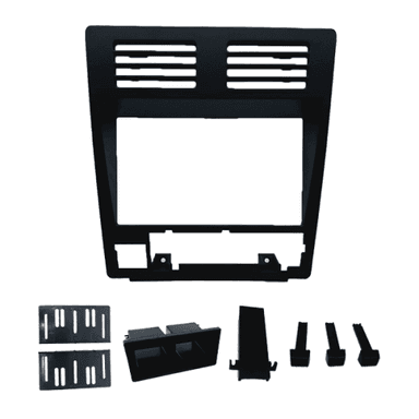 MOLDURA 7" VOLKSWAGEN GOL QUADRADO, VOYAGE E PARATI CL 1988/1996 SAVEIRO CL 1990/1997 PRETA FIAMON