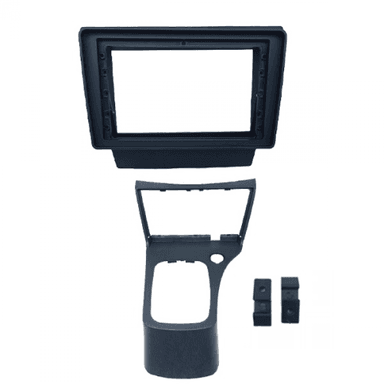 MOLDURA 9" FLUTUANTE GM CELTA G2 2007/2015 E PRISMA 2006/2012 COM CONSOLE PRETO