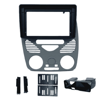 MOLDURA 9" FLUTUANTE FIAT PALIO/ SIENA/ STRADA/ WEEKEND G2 2002/2014 SEM AR CINZA FIAMON
