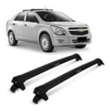 RACK DE TETO TRAVESSA L WORLD COBALT 2012 A 2016 - 4 PTS SUPORTA 45 KG PRETO
