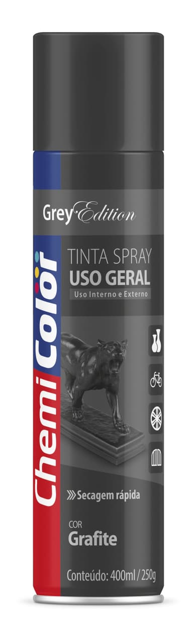TINTA SPRAY GRAFITE CHEMICOLOR 400ML