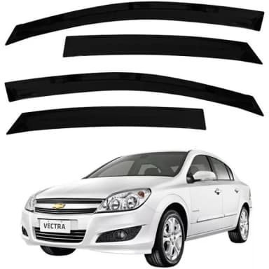CALHA DE CHUVA 4P VECTRA HATCH E SEDAN 2006 E 2011