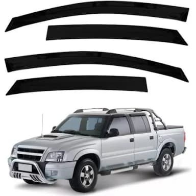 CALHA DE CHUVA 4P S10 CABINE DUPLA 4P 1996 A 2011