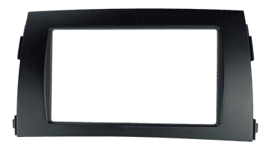 MOLDURA PAINEL 2 DIN TOYOTA COROLLA PRETA