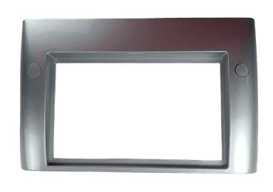 MOLDURA PAINEL 2 DIN FIAT STILO PRATA