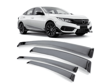 CALHA DE CHUVA 4P HONDA CIVIC 2017 A 2022