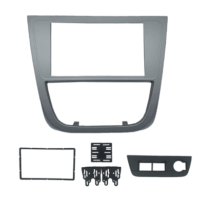 MOLDURA PAINEL 2 DIN VW GOL/SAVEIRO/VOYAGE G5 GRAFITE FIAMON ENCAIXE SOB MEDIDA FACIL INSTALACAO