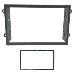 MOLDURA PAINEL 2 DIN GM ONIX-COBALT-SPIN GRAFITE ENCAIXE SOB MEDIDA FACIL INSTALACAO