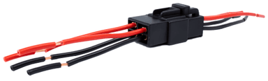CONECTOR PLUG POLARIZADO 4 VIAS UNITARIO ACOMPANHA 1 MACHO E 1 FEMEA