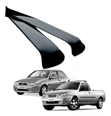 CALHA DE CHUVA 2P FIESTA HATCH 1996 A 2003 E 2P COURIER  1997 A 2013