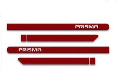 FRISO LATERAL PRISMA 2013 VERMELHO PEPPER