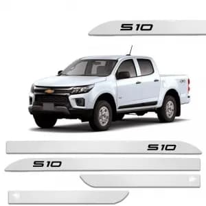 FRISO LATERAL  CHEVROLET S10 BRANCO SUMMIT