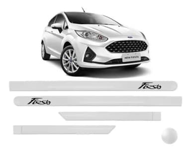 FRISO LATERAL NEW FIESTA BRANCO ARTICO