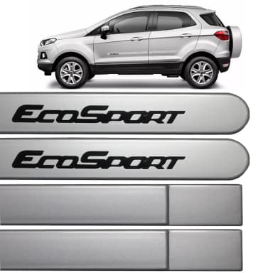 FRISO LATERAL ECOSPORT 2013 PRATA ENSEADA