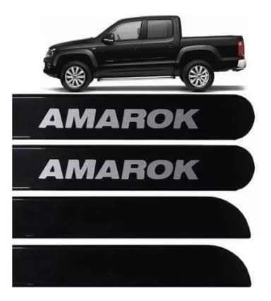 FRISO LATERAL AMAROK PRETO MYSTIC