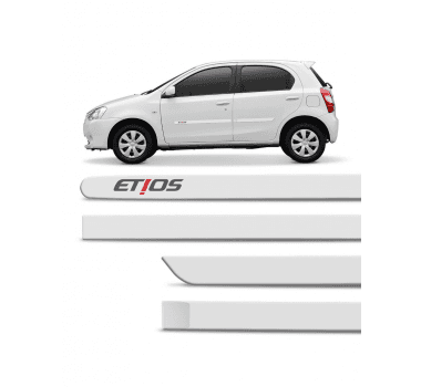 FRISO LATERAL ETIOS BRANCO BOSSA NOVA