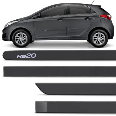 FRISO LATERAL  HB20 CINZA TITANIUM