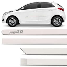 FRISO LATERAL HB20S BRANCO POLAR