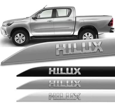 FRISO LATERAL HILUX PRATA NEVOA