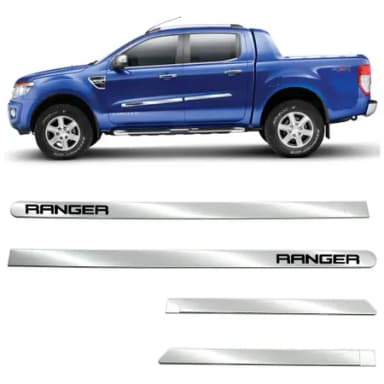 FRISO LATERAL 4 PORTAS RANGER CROMADO