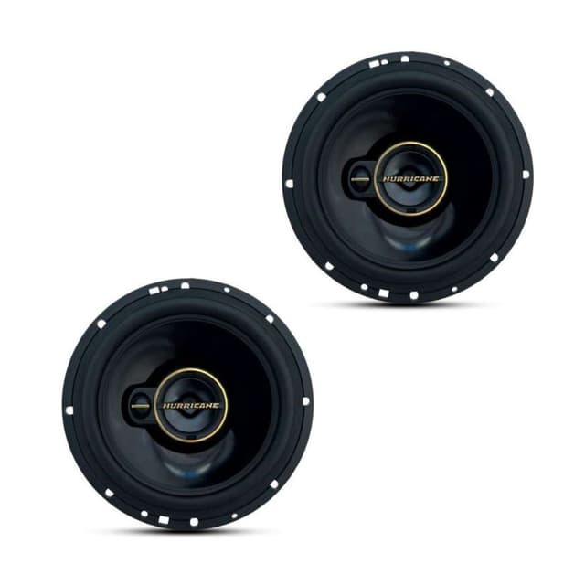Alto falante 6 pol triaxial hurricane aurum 120w rms par