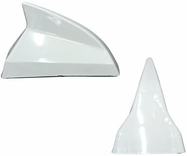 ANTENA TUBARAO SHARK RECEPTIVA BRANCO ANTICO