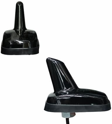 ANTENA TETO AMPLIFICADA SHARK AUDI/VW BLACK PIANO CONECTOR FAKRA ANTICO
