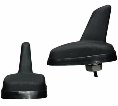 ANTENA TETO AMPLIFICADA SHARK AUDI/VW PRETA FOSCA CONECTOR FAKRA ANTICO