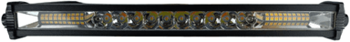 BARRA DE LED 30 LEDS 3030 12- 36V 28,5X2,6X4,5 CM 90W AMBAR + WHITE C- FUNCAO STROBO