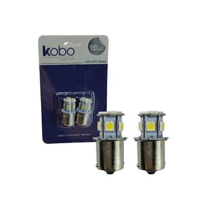LAMPADA LED 1 POLO 1141 8 LEDS 5050 SMD 12V BRANCO PAR