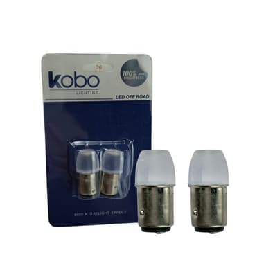 LAMPADA LED 2 POLOS 1034/1157 CERAMICA 5630 12V BRANCO BRANCO PAR