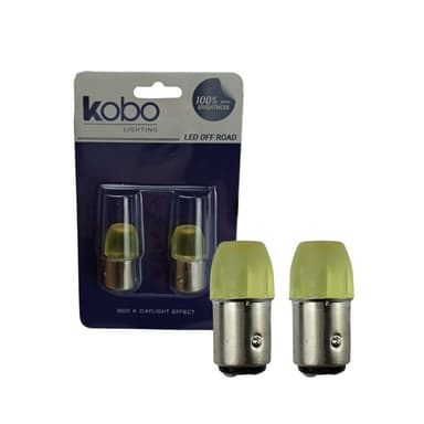 LAMPADA LED 2 POLOS 1034/1157 CERAMICA 5630 12V AMARELO BRANCO PAR