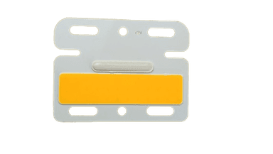 LANTERNA LATERAL P/ CAMINHAO 10.5 X 8 CM AMBAR 12V 4 UNIDADES
