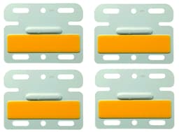 LANTERNA LATERAL P- CAMINHAO 10.5 X 8 CM AMBAR 24V 4 UNIDADES