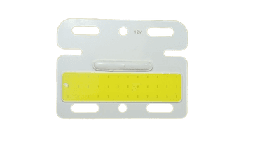 LANTERNA LATERAL P/ CAMINHAO 10.5 X 8 CM BRANCO 12V 4 UNIDADES
