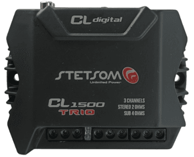 AMPLIFICADOR CL1500 TRIO LT 3 CANAIS STETSOM