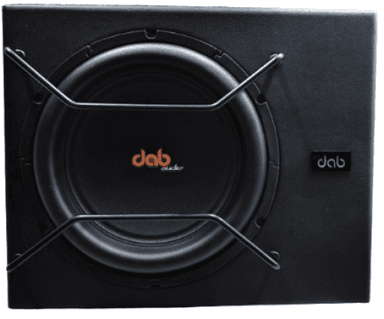 CAIXA AMPLIFICADA DAB AUDIO 10" SLIM SELADA 1 CANAL 200W RMS