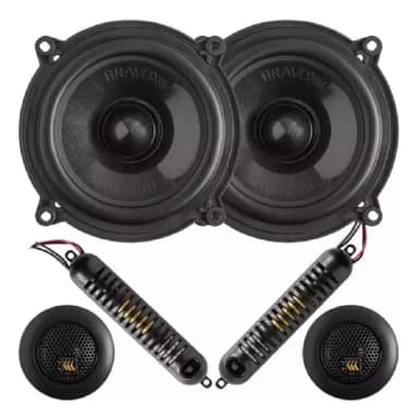 KIT 2 VIAS 5" BLACK 65 RMS BRAVOX