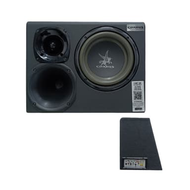 CAIXA MINI TRIO CORZUS 2 CANAIS 300W 12V