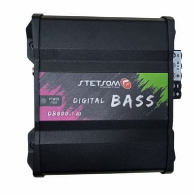 AMPLIFICADOR DB800.1 DIGITAL BASS 1 OHM 800W RMS STETSOM