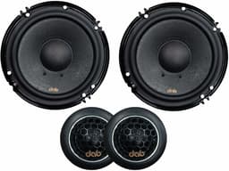 KIT 2 VIAS DAB AUDIO 6 POLEGADAS 200W RMS 4 OHMS LINE METAL