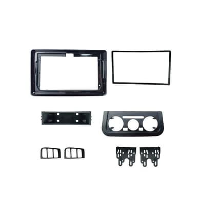 MOLDURA 1/2 DIN VW UP 2014/2017 PRETA JAPONES CHINES