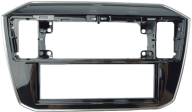 MOLDURA 1 DIN VW UP 2017 EM DIANTE BLACK PIANO