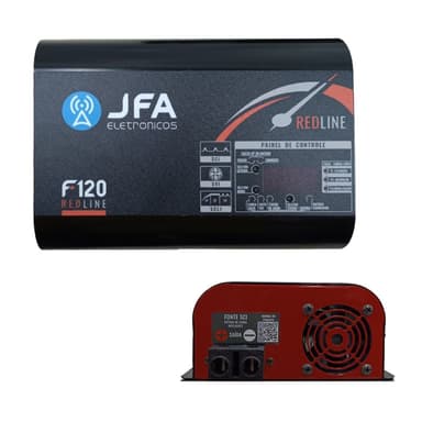 FONTE CARREGADOR DE BATERIA 120 AMPERES RED LINE JFA